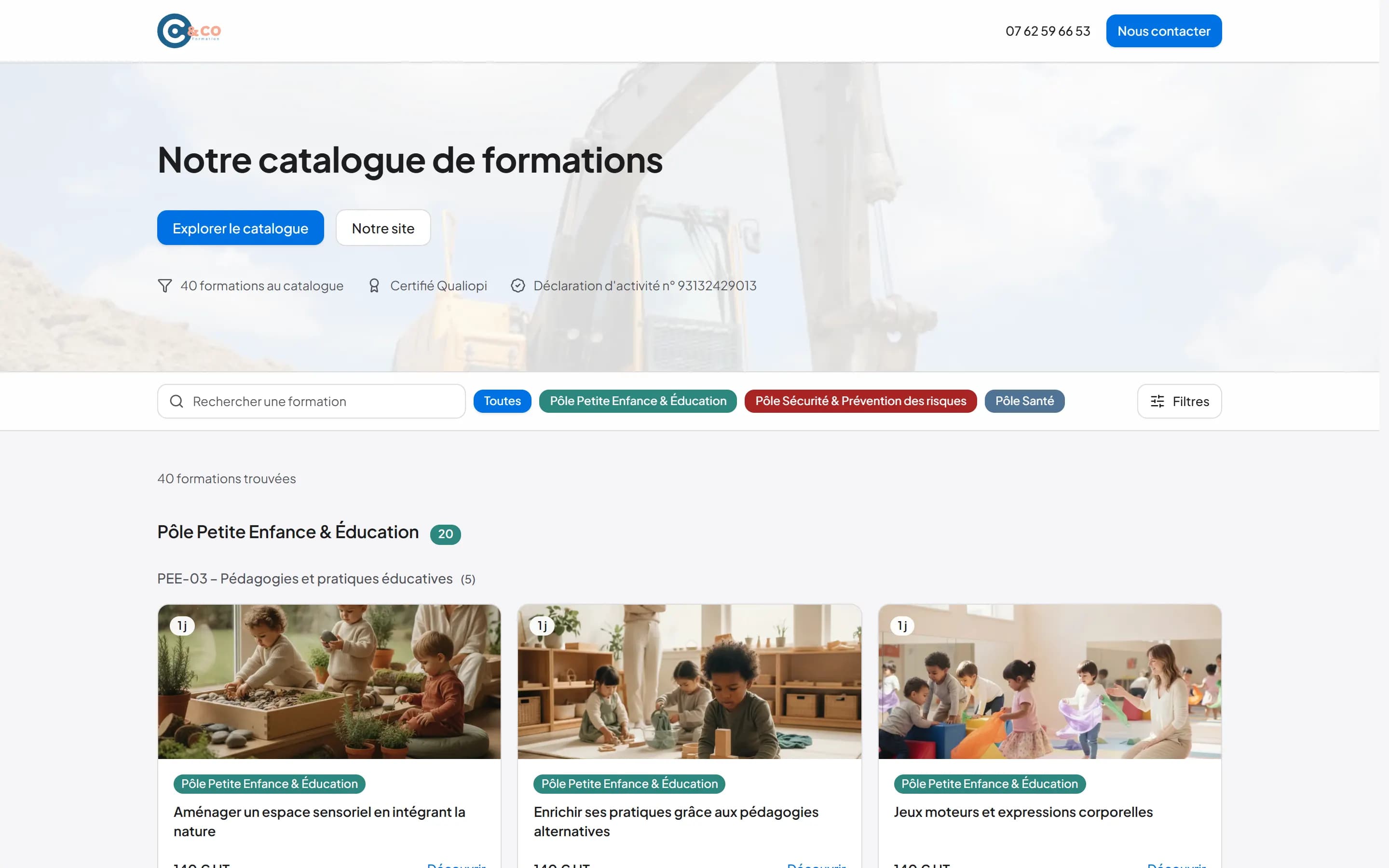 Catalogue public dans Solution OF